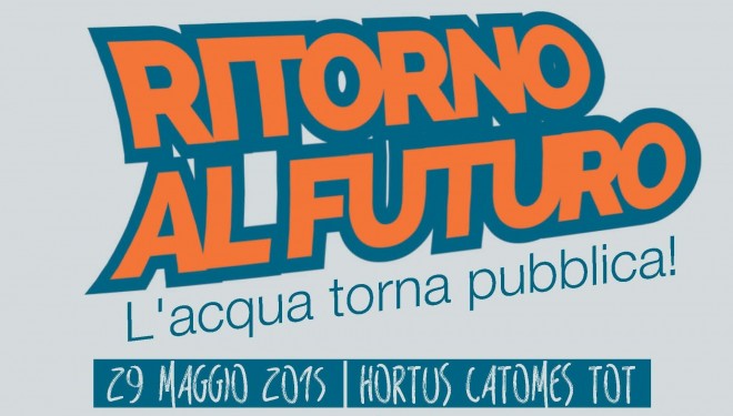 “Ritorno al futuro”: Maurizio Landini sul tema dell’acqua pubblica nella prima iniziativa reggiana della coalizione sociale