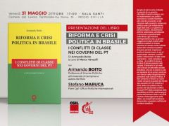 RIFORMA E CRISI POLITICA IN BRASILE: PRESENTAZIONE DEL LIBRO DI ARMANDO BOITO